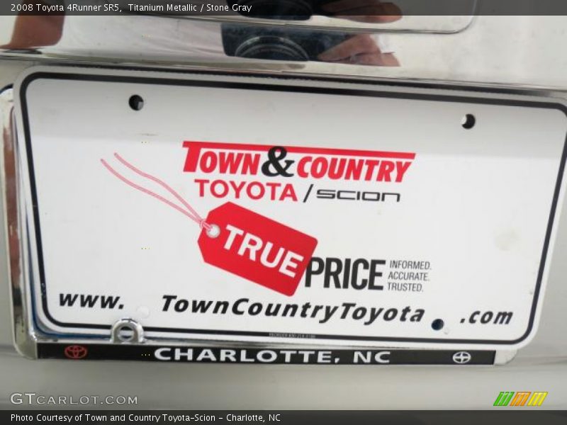Titanium Metallic / Stone Gray 2008 Toyota 4Runner SR5