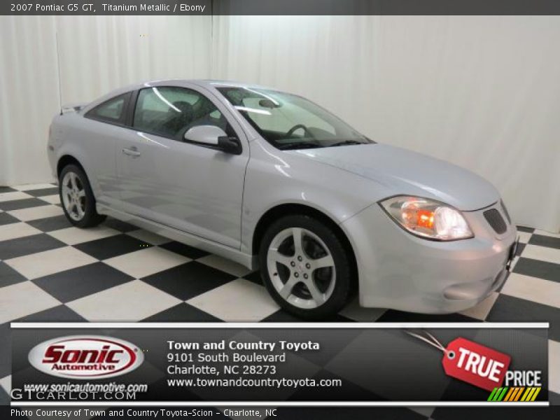 Titanium Metallic / Ebony 2007 Pontiac G5 GT