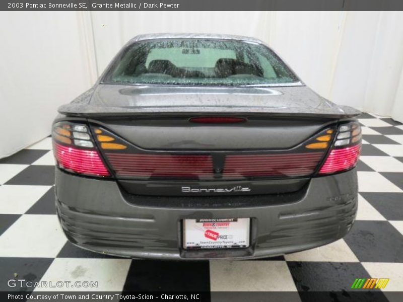 Granite Metallic / Dark Pewter 2003 Pontiac Bonneville SE
