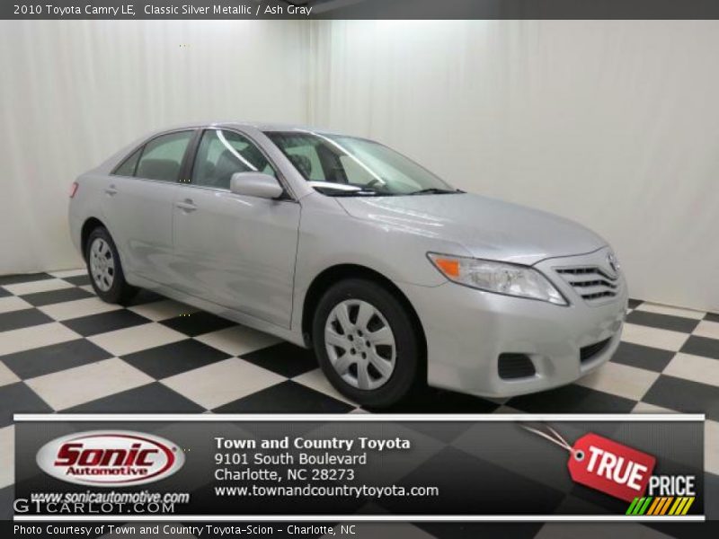 Classic Silver Metallic / Ash Gray 2010 Toyota Camry LE