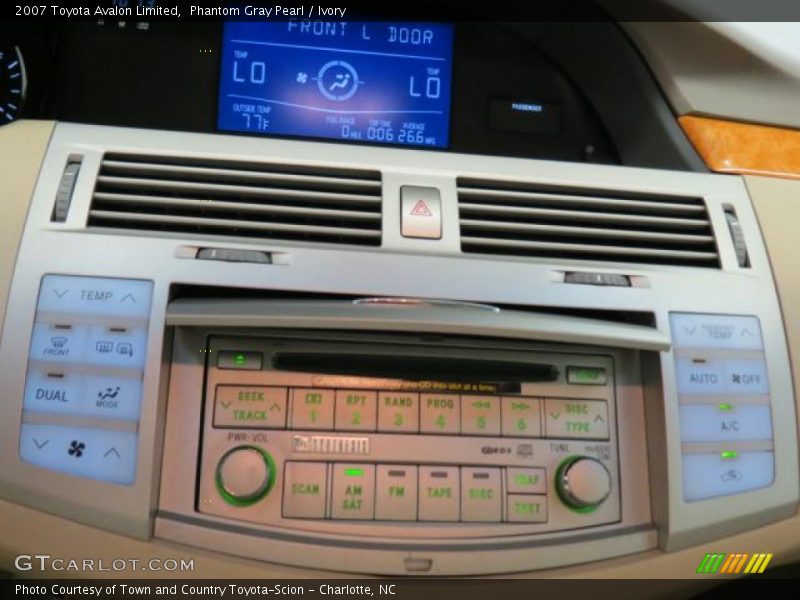 Phantom Gray Pearl / Ivory 2007 Toyota Avalon Limited