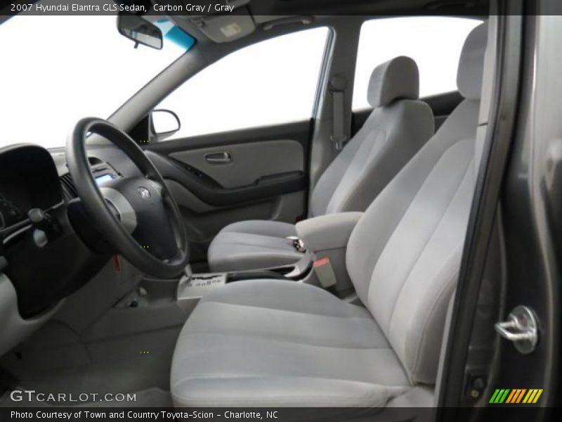 Carbon Gray / Gray 2007 Hyundai Elantra GLS Sedan