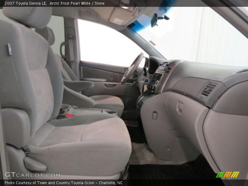 Arctic Frost Pearl White / Stone 2007 Toyota Sienna LE