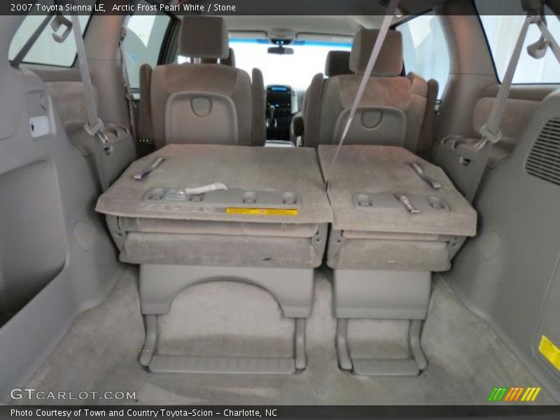 Arctic Frost Pearl White / Stone 2007 Toyota Sienna LE