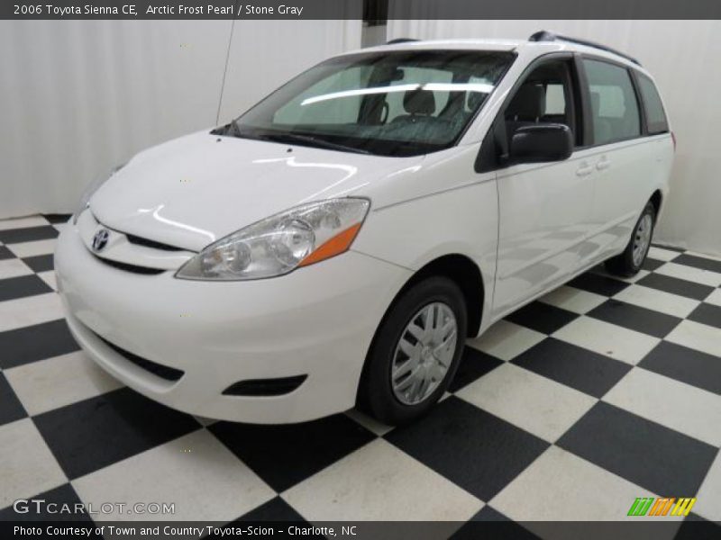 Arctic Frost Pearl / Stone Gray 2006 Toyota Sienna CE