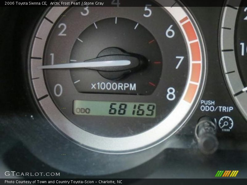 Arctic Frost Pearl / Stone Gray 2006 Toyota Sienna CE