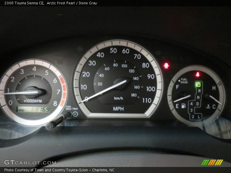 Arctic Frost Pearl / Stone Gray 2006 Toyota Sienna CE