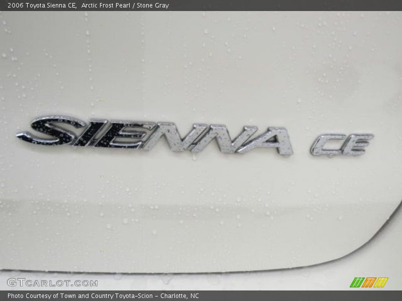 Arctic Frost Pearl / Stone Gray 2006 Toyota Sienna CE
