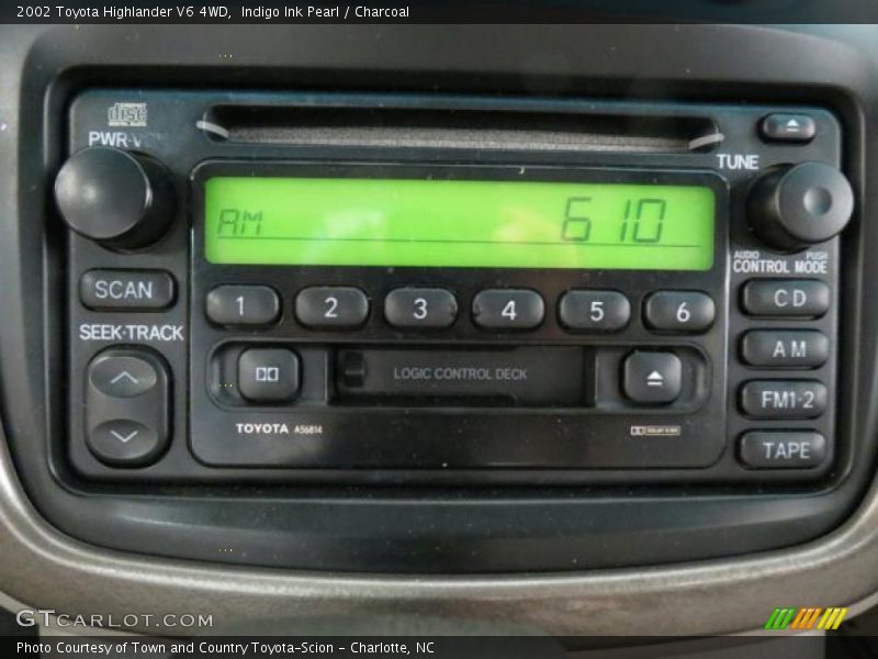 Indigo Ink Pearl / Charcoal 2002 Toyota Highlander V6 4WD