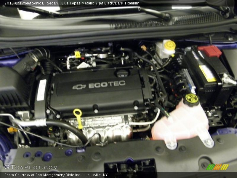  2013 Sonic LT Sedan Engine - 1.8 Liter DOHC 16-Valve ECOTEC 4 Cylinder