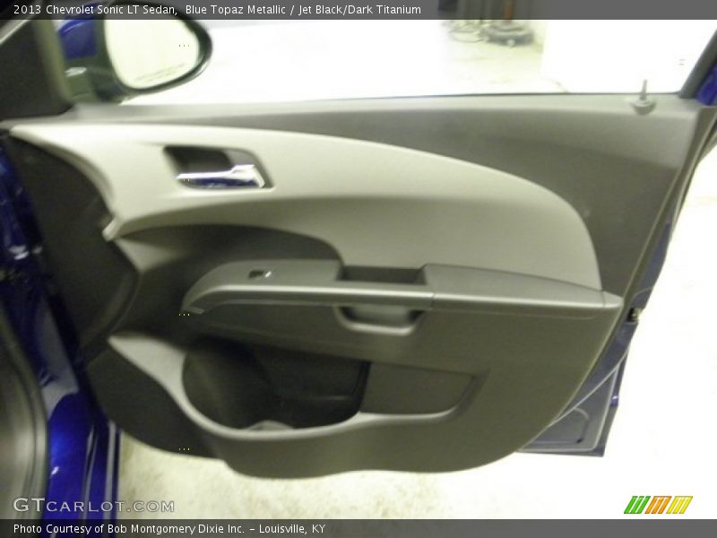 Blue Topaz Metallic / Jet Black/Dark Titanium 2013 Chevrolet Sonic LT Sedan