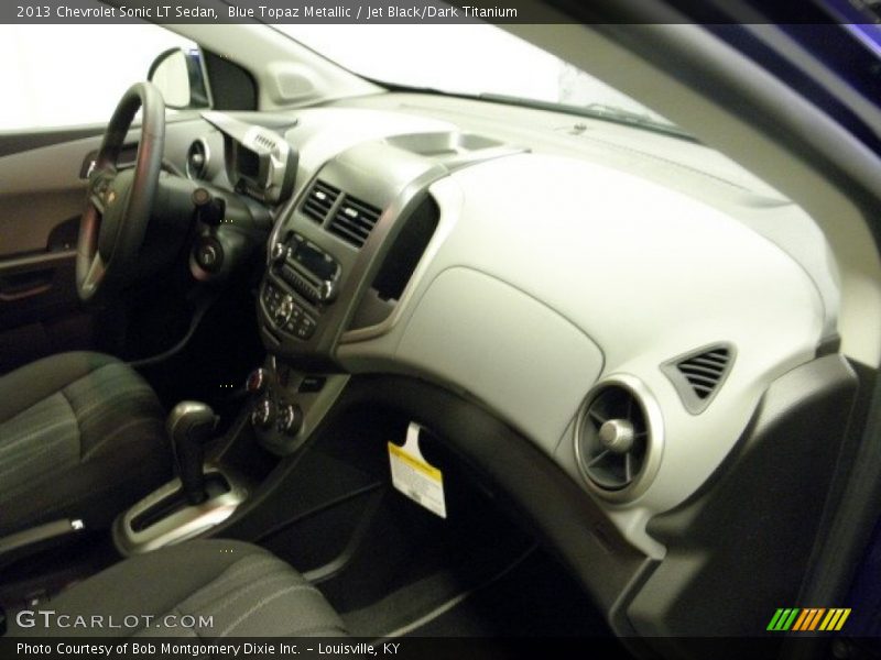 Blue Topaz Metallic / Jet Black/Dark Titanium 2013 Chevrolet Sonic LT Sedan