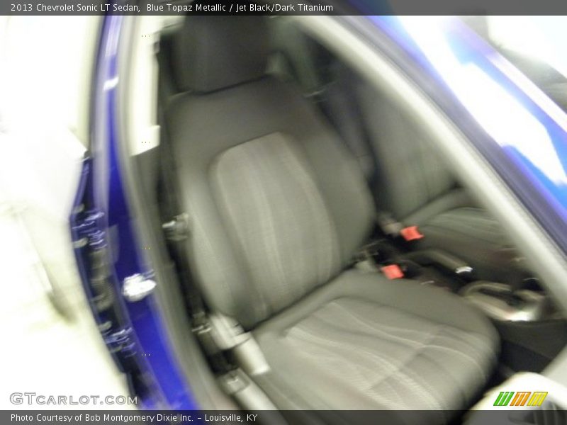 Blue Topaz Metallic / Jet Black/Dark Titanium 2013 Chevrolet Sonic LT Sedan