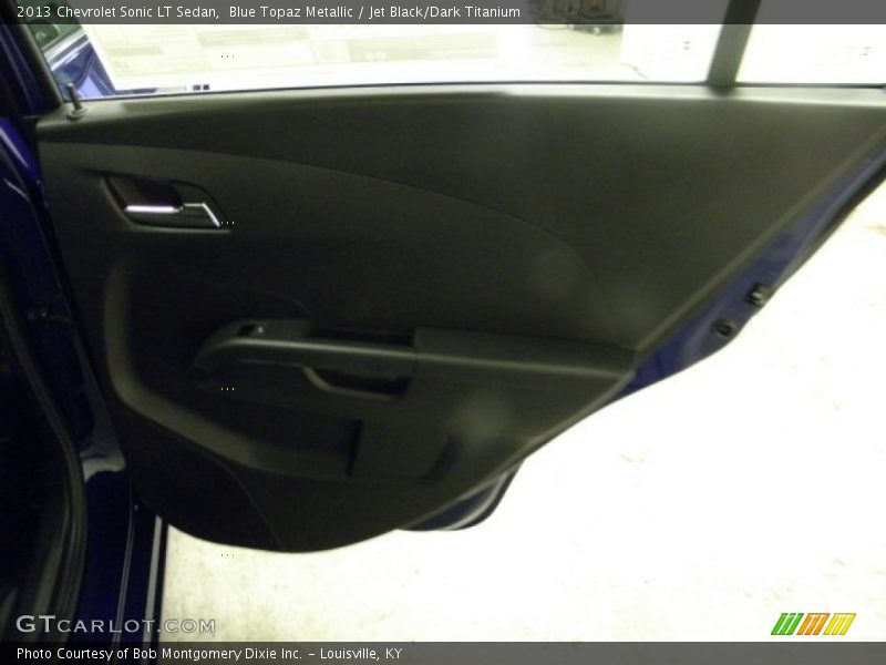 Blue Topaz Metallic / Jet Black/Dark Titanium 2013 Chevrolet Sonic LT Sedan