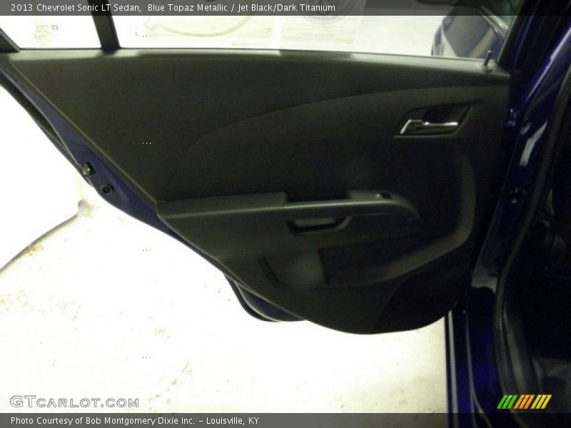 Blue Topaz Metallic / Jet Black/Dark Titanium 2013 Chevrolet Sonic LT Sedan