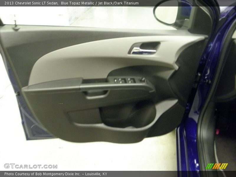 Blue Topaz Metallic / Jet Black/Dark Titanium 2013 Chevrolet Sonic LT Sedan