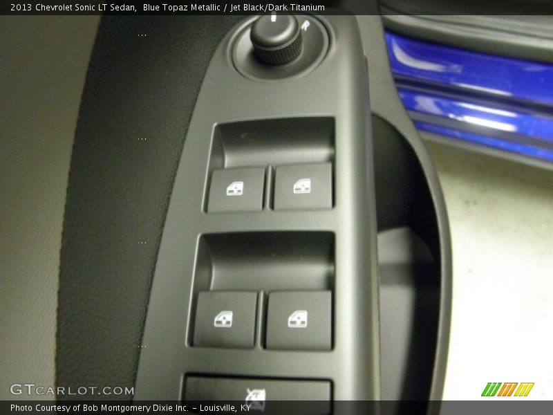 Blue Topaz Metallic / Jet Black/Dark Titanium 2013 Chevrolet Sonic LT Sedan