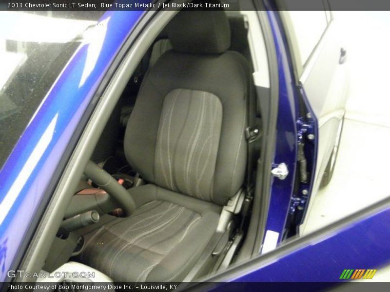 Blue Topaz Metallic / Jet Black/Dark Titanium 2013 Chevrolet Sonic LT Sedan