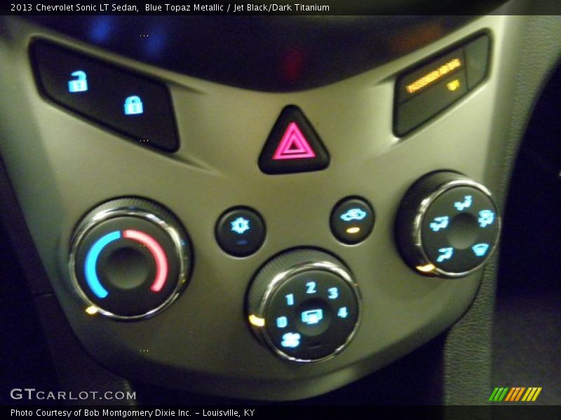 Blue Topaz Metallic / Jet Black/Dark Titanium 2013 Chevrolet Sonic LT Sedan