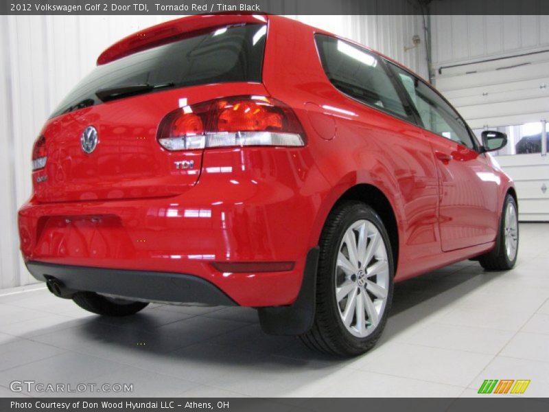 Tornado Red / Titan Black 2012 Volkswagen Golf 2 Door TDI