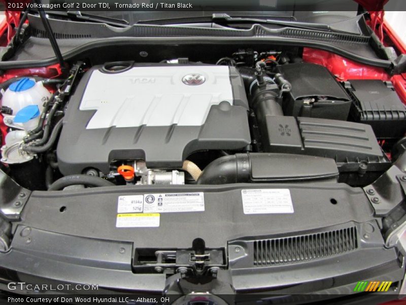 Tornado Red / Titan Black 2012 Volkswagen Golf 2 Door TDI