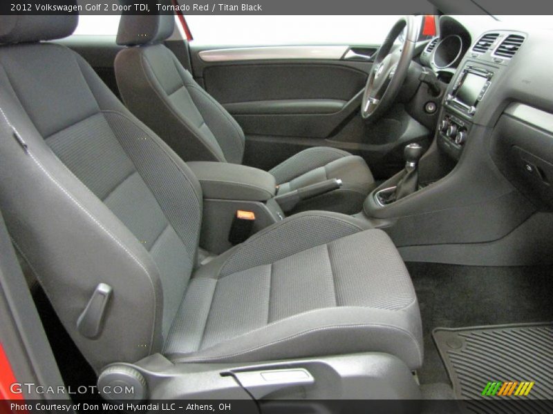 Tornado Red / Titan Black 2012 Volkswagen Golf 2 Door TDI