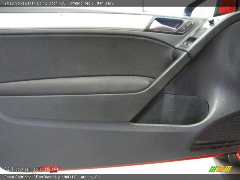 Tornado Red / Titan Black 2012 Volkswagen Golf 2 Door TDI