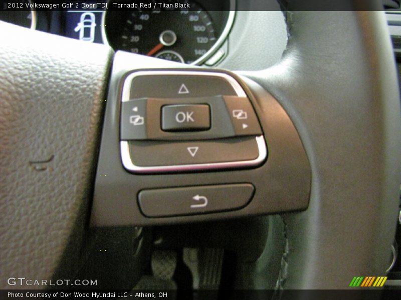 Tornado Red / Titan Black 2012 Volkswagen Golf 2 Door TDI