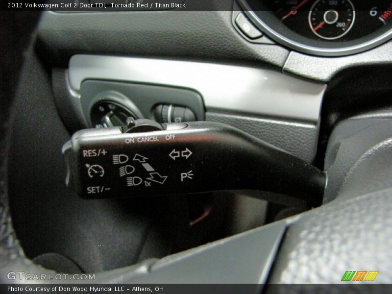 Tornado Red / Titan Black 2012 Volkswagen Golf 2 Door TDI