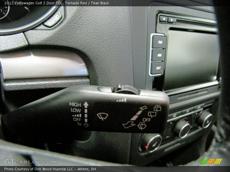Tornado Red / Titan Black 2012 Volkswagen Golf 2 Door TDI