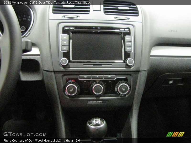 Tornado Red / Titan Black 2012 Volkswagen Golf 2 Door TDI