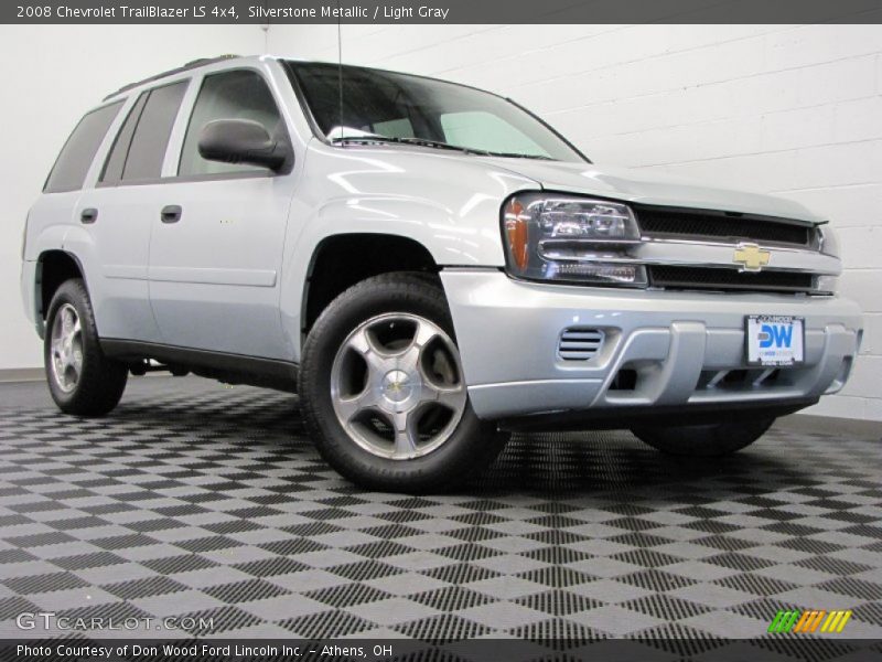 Silverstone Metallic / Light Gray 2008 Chevrolet TrailBlazer LS 4x4