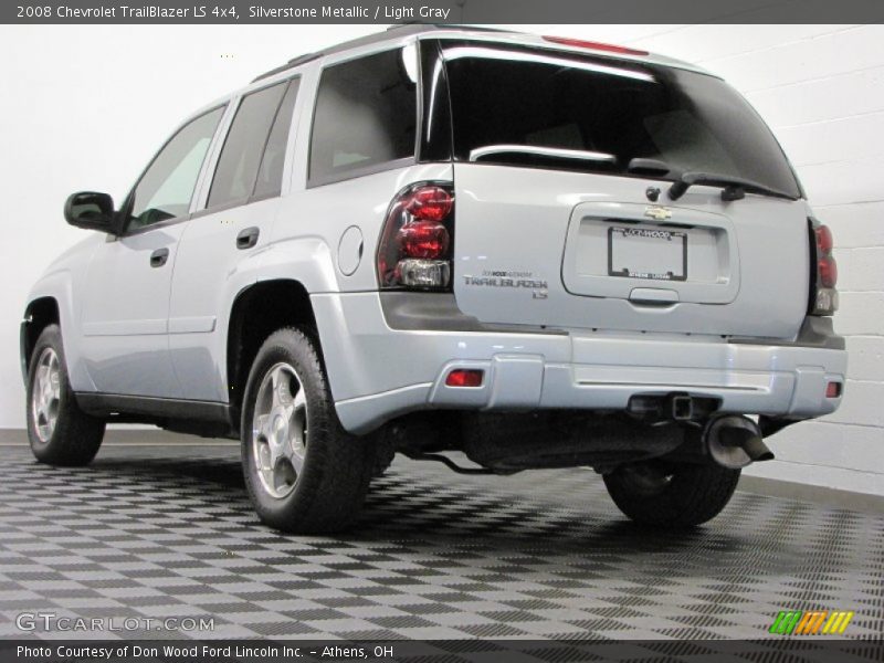 Silverstone Metallic / Light Gray 2008 Chevrolet TrailBlazer LS 4x4