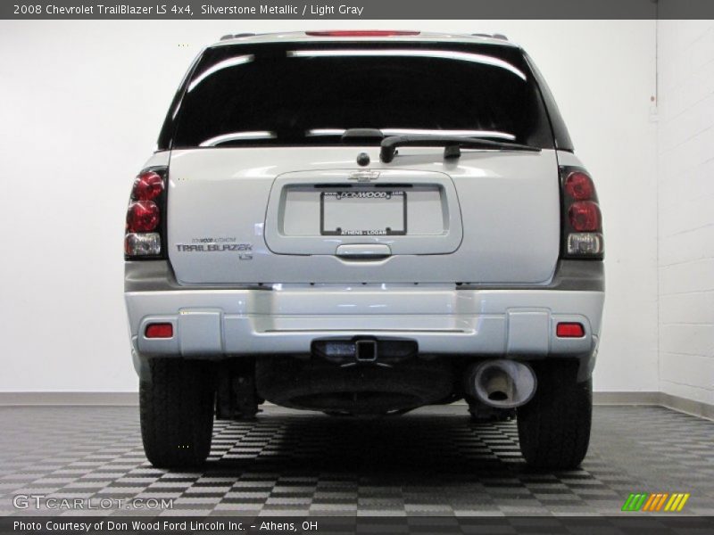 Silverstone Metallic / Light Gray 2008 Chevrolet TrailBlazer LS 4x4
