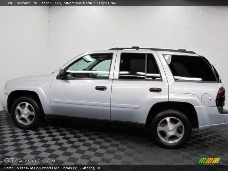 Silverstone Metallic / Light Gray 2008 Chevrolet TrailBlazer LS 4x4