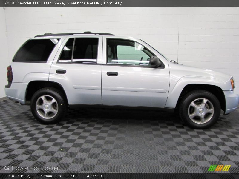 Silverstone Metallic / Light Gray 2008 Chevrolet TrailBlazer LS 4x4