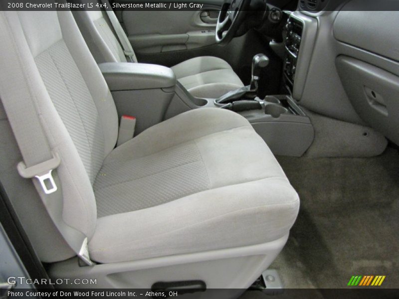Silverstone Metallic / Light Gray 2008 Chevrolet TrailBlazer LS 4x4