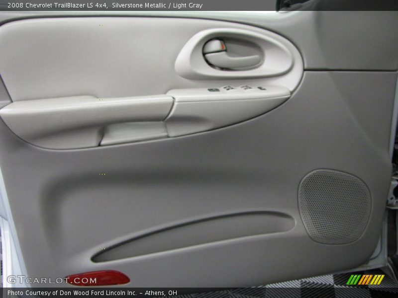 Silverstone Metallic / Light Gray 2008 Chevrolet TrailBlazer LS 4x4