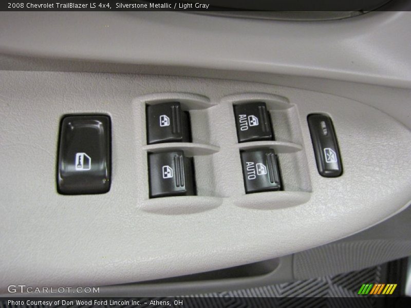 Silverstone Metallic / Light Gray 2008 Chevrolet TrailBlazer LS 4x4