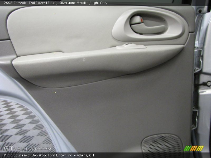 Silverstone Metallic / Light Gray 2008 Chevrolet TrailBlazer LS 4x4