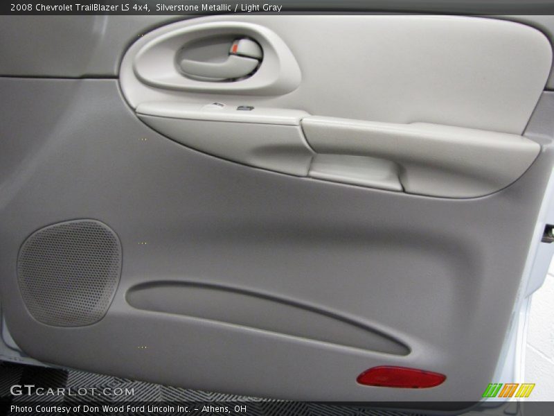 Silverstone Metallic / Light Gray 2008 Chevrolet TrailBlazer LS 4x4