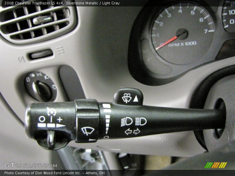 Silverstone Metallic / Light Gray 2008 Chevrolet TrailBlazer LS 4x4