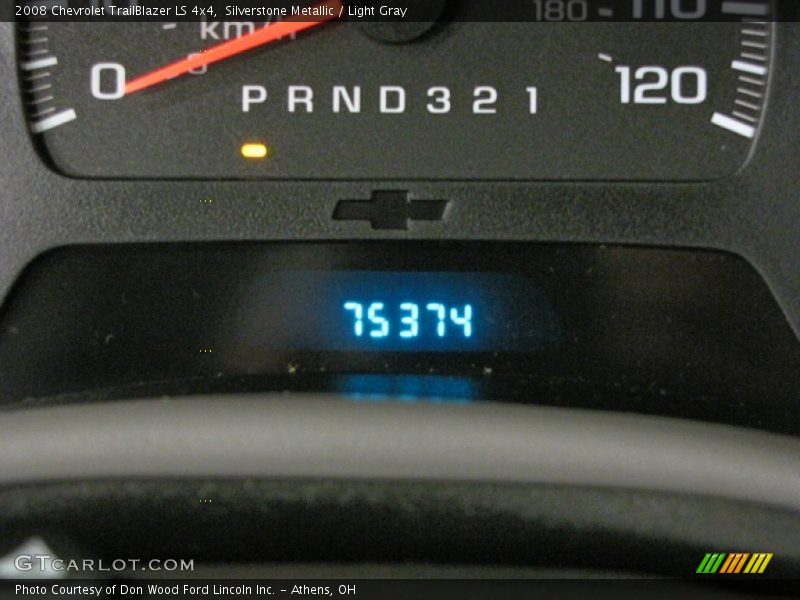 Silverstone Metallic / Light Gray 2008 Chevrolet TrailBlazer LS 4x4