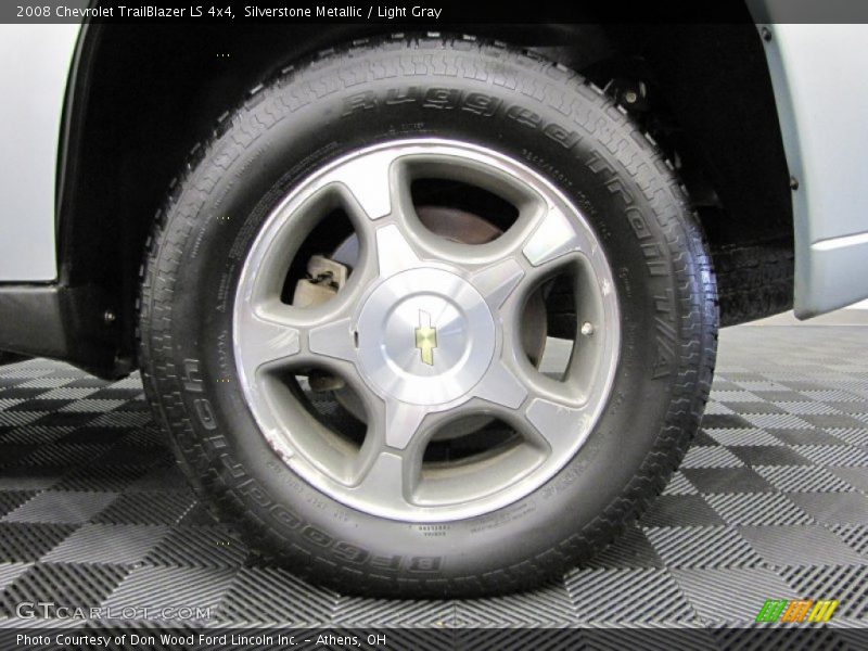Silverstone Metallic / Light Gray 2008 Chevrolet TrailBlazer LS 4x4