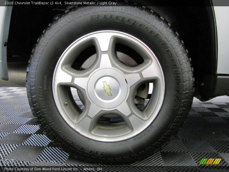 Silverstone Metallic / Light Gray 2008 Chevrolet TrailBlazer LS 4x4