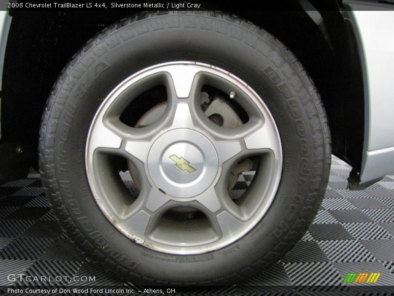 Silverstone Metallic / Light Gray 2008 Chevrolet TrailBlazer LS 4x4