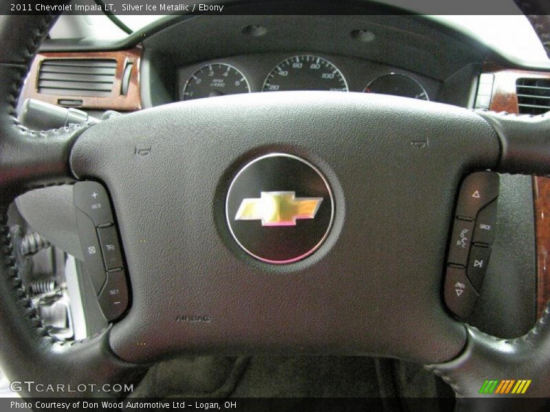 Silver Ice Metallic / Ebony 2011 Chevrolet Impala LT
