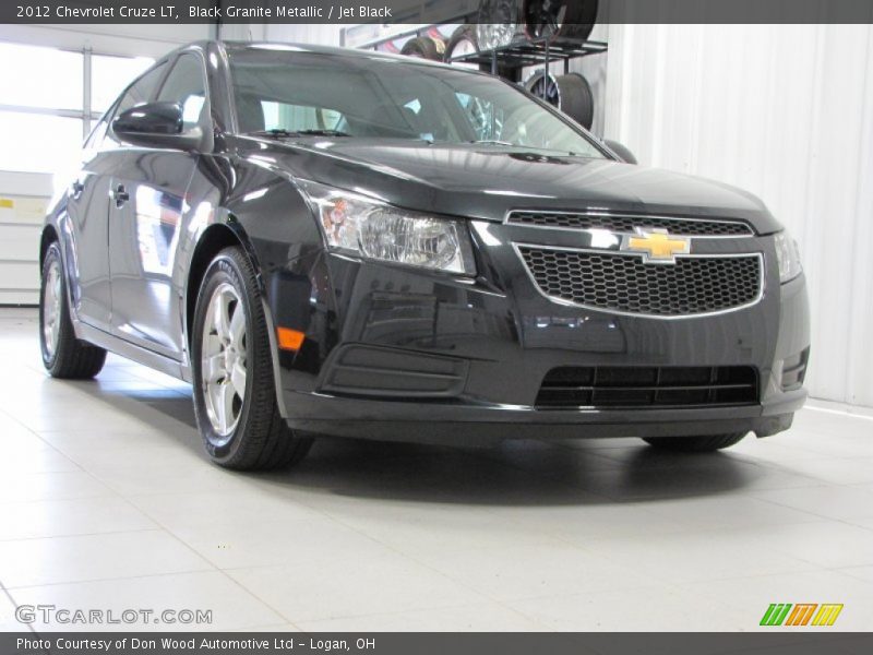 Black Granite Metallic / Jet Black 2012 Chevrolet Cruze LT