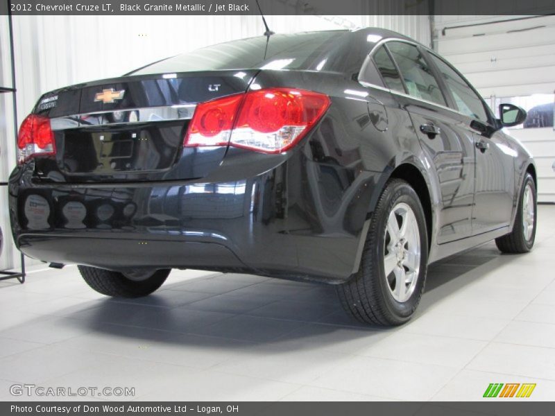 Black Granite Metallic / Jet Black 2012 Chevrolet Cruze LT