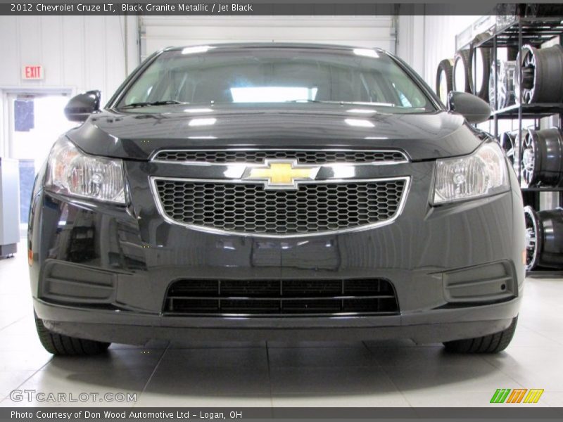 Black Granite Metallic / Jet Black 2012 Chevrolet Cruze LT